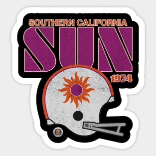 Southern California Sun Helmet Sticker